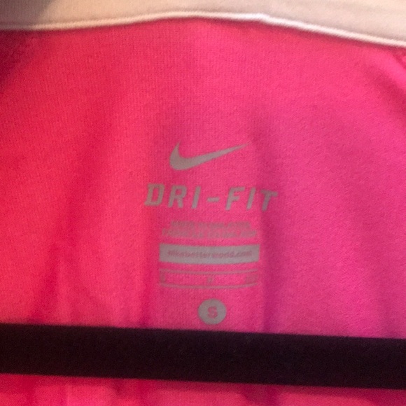 Pink Nike Dry-Fit half zip pullover - Picture 2 of 2